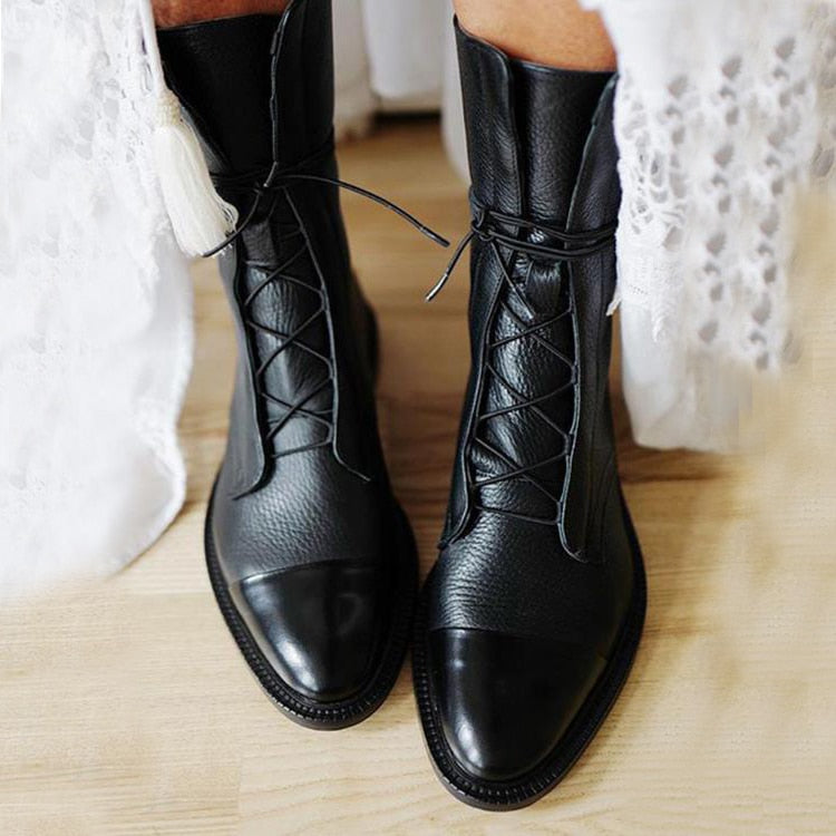 Isabella | Skórzane buty