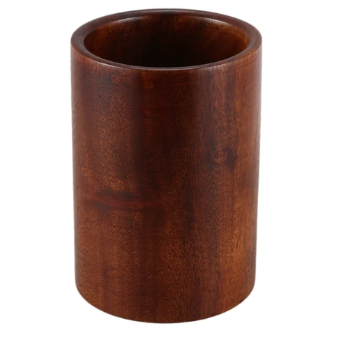 Premium wooden utensil holder